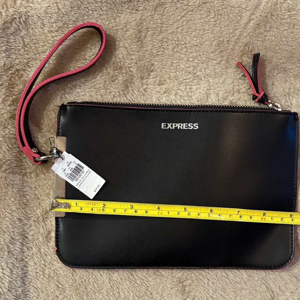 Express Black and Pink Wristlet